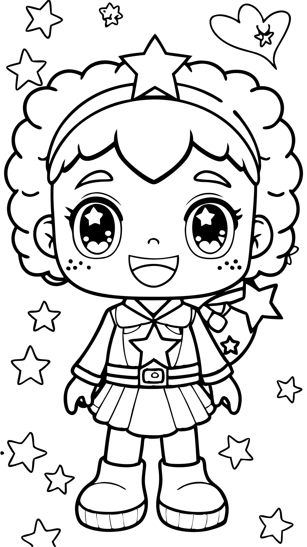 gacha club coloring pages